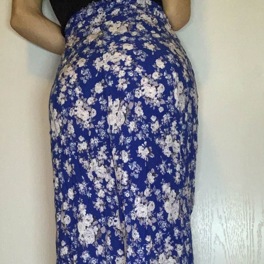 Blue Maxi Skirt - Picture 2 of 4